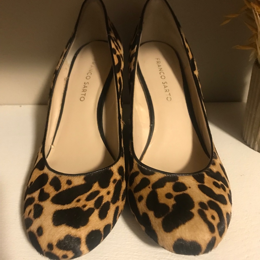 Animal Print Wedge Heel
